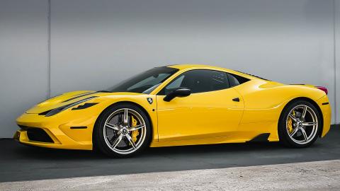 Yellow Ferrari