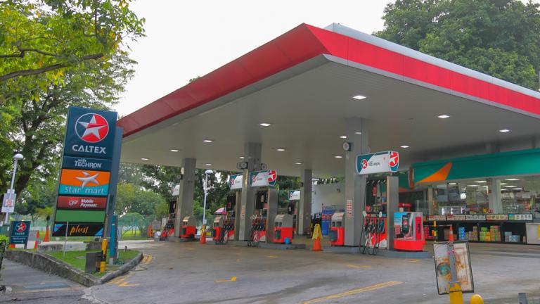 A Caltex Petroleum site in Singapore